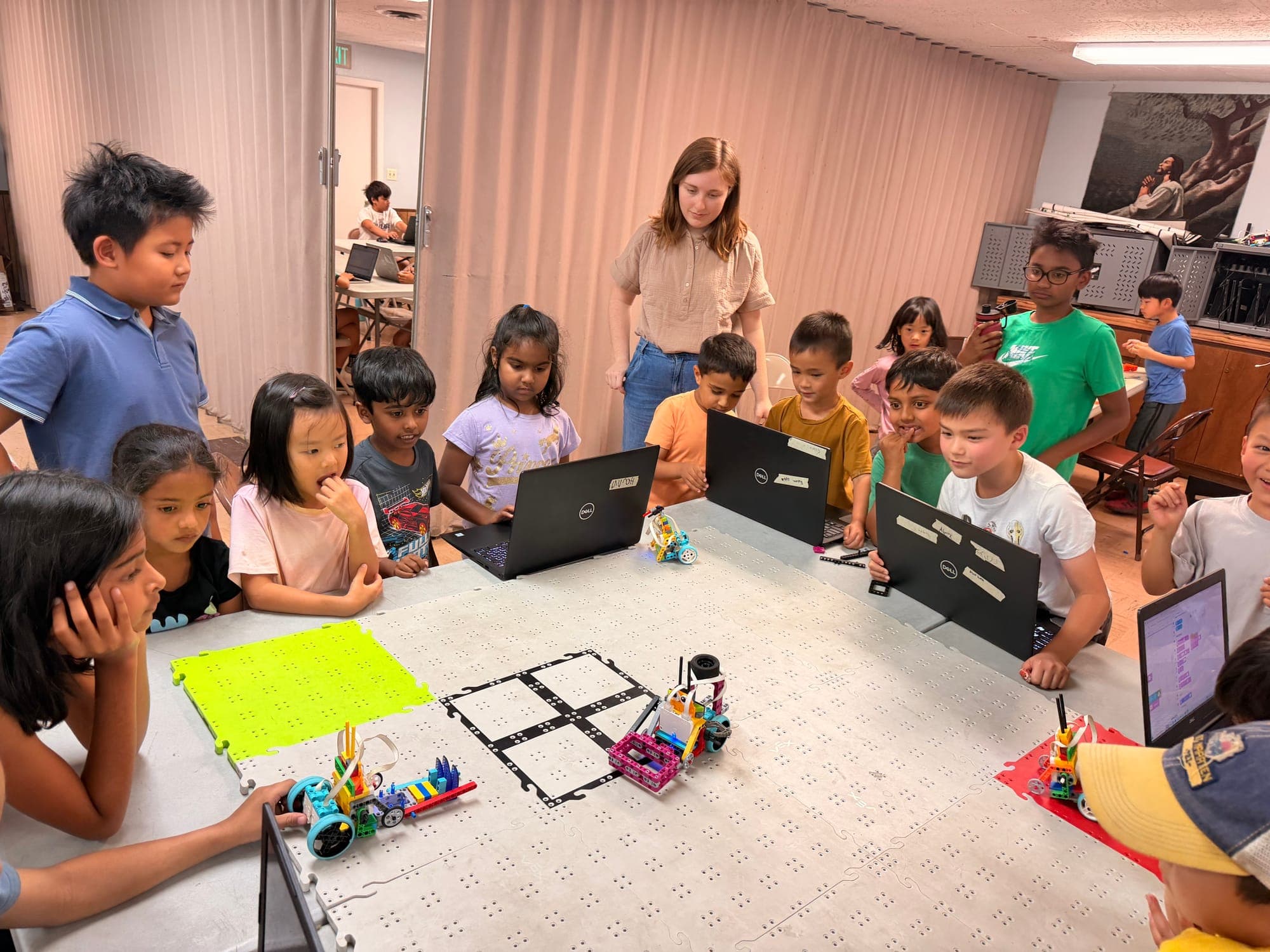 8-year-old at STEM4Kids Cupertino summer camp — photo 4