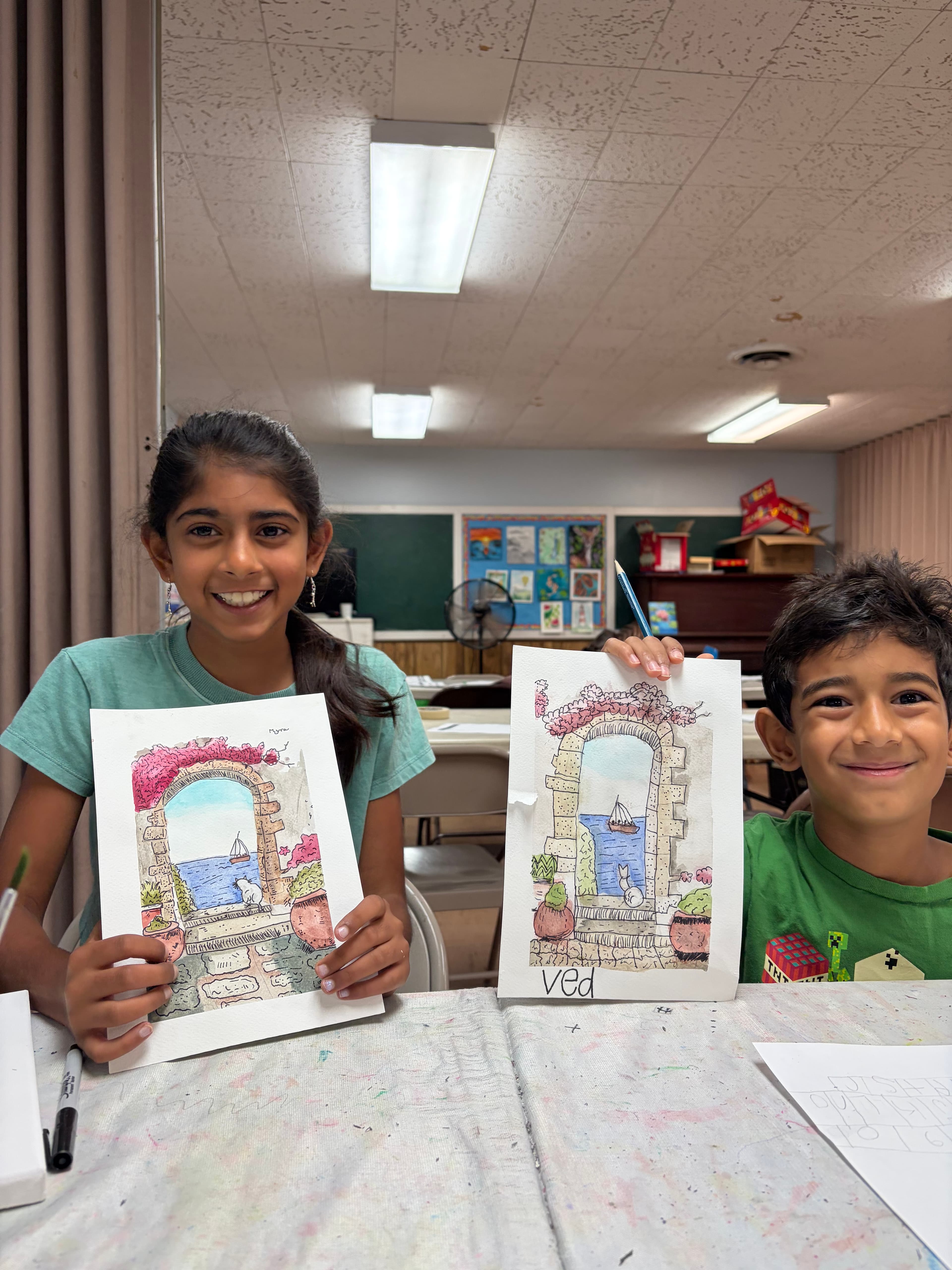 Art camp at STEM4Kids