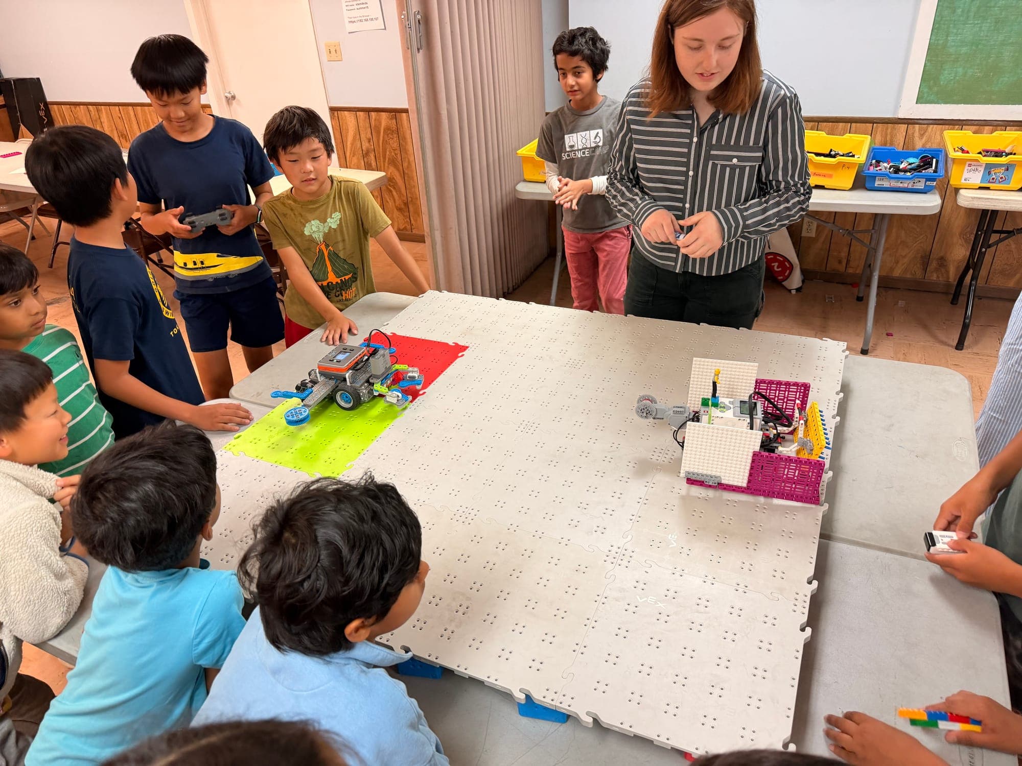 A finished LEGO® Robotics: Challengers build
