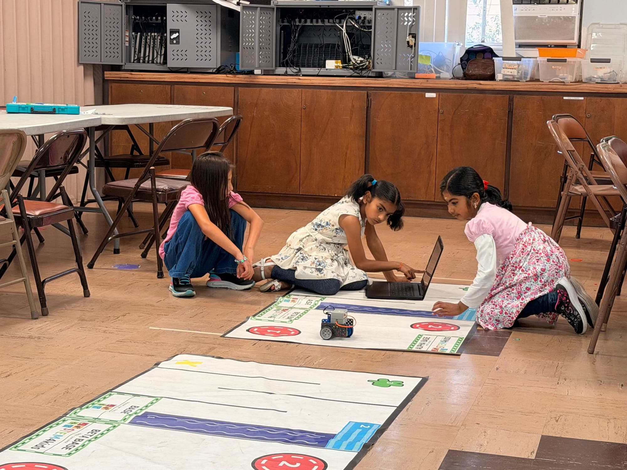 A finished VEX® Robotics: Rookies build