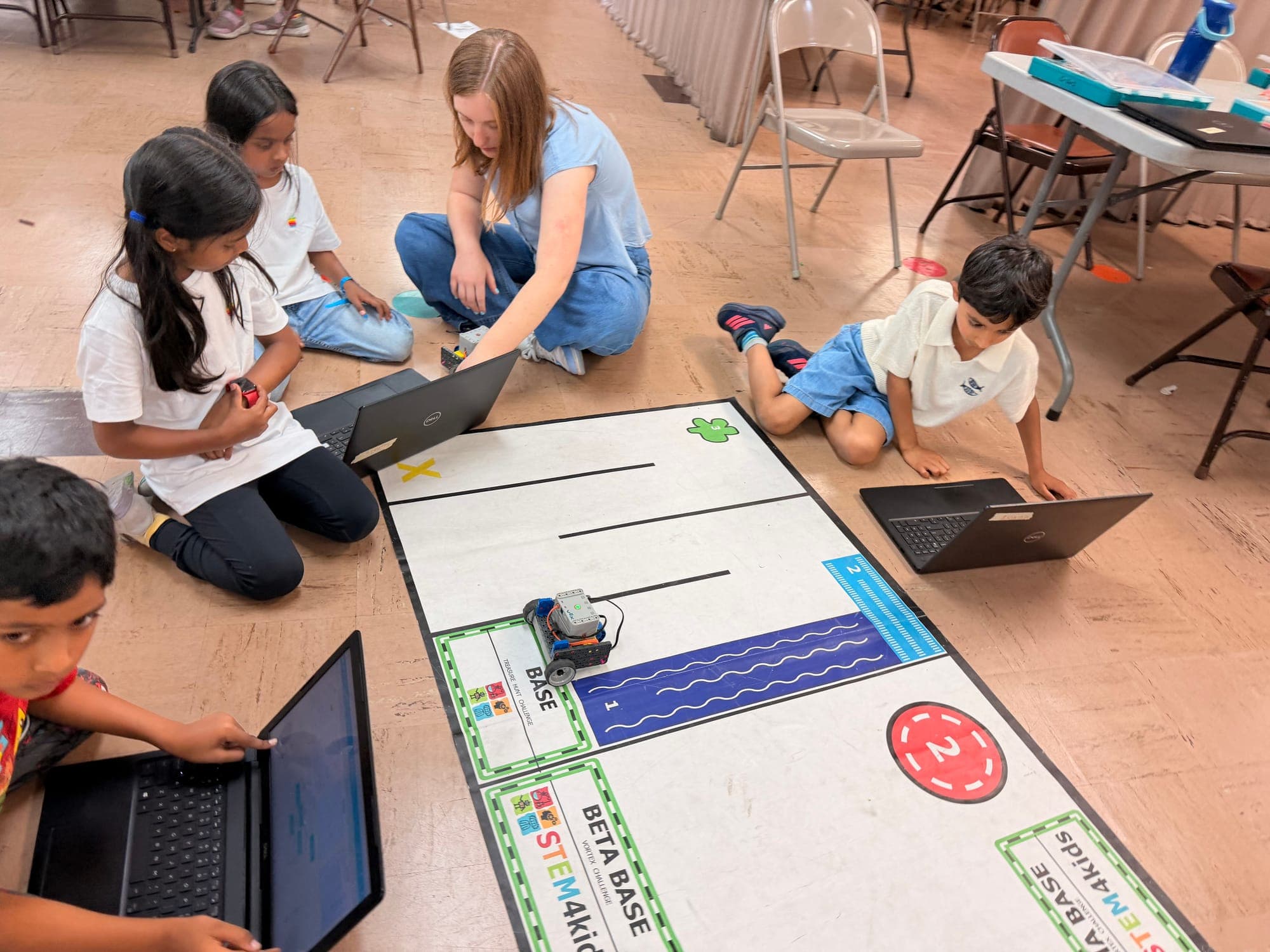 8-year-old at STEM4Kids Cupertino summer camp — photo 2