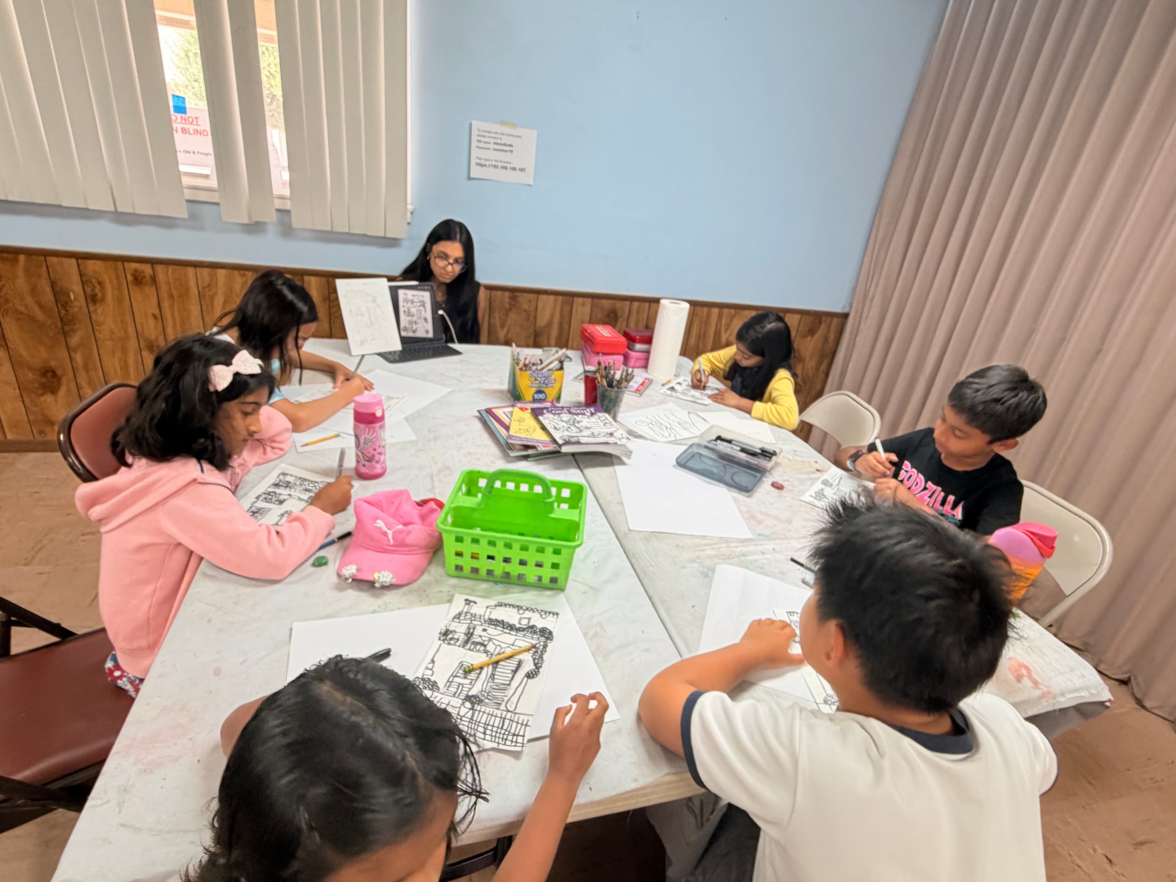 A finished Art Camp: Sketch & Paint build