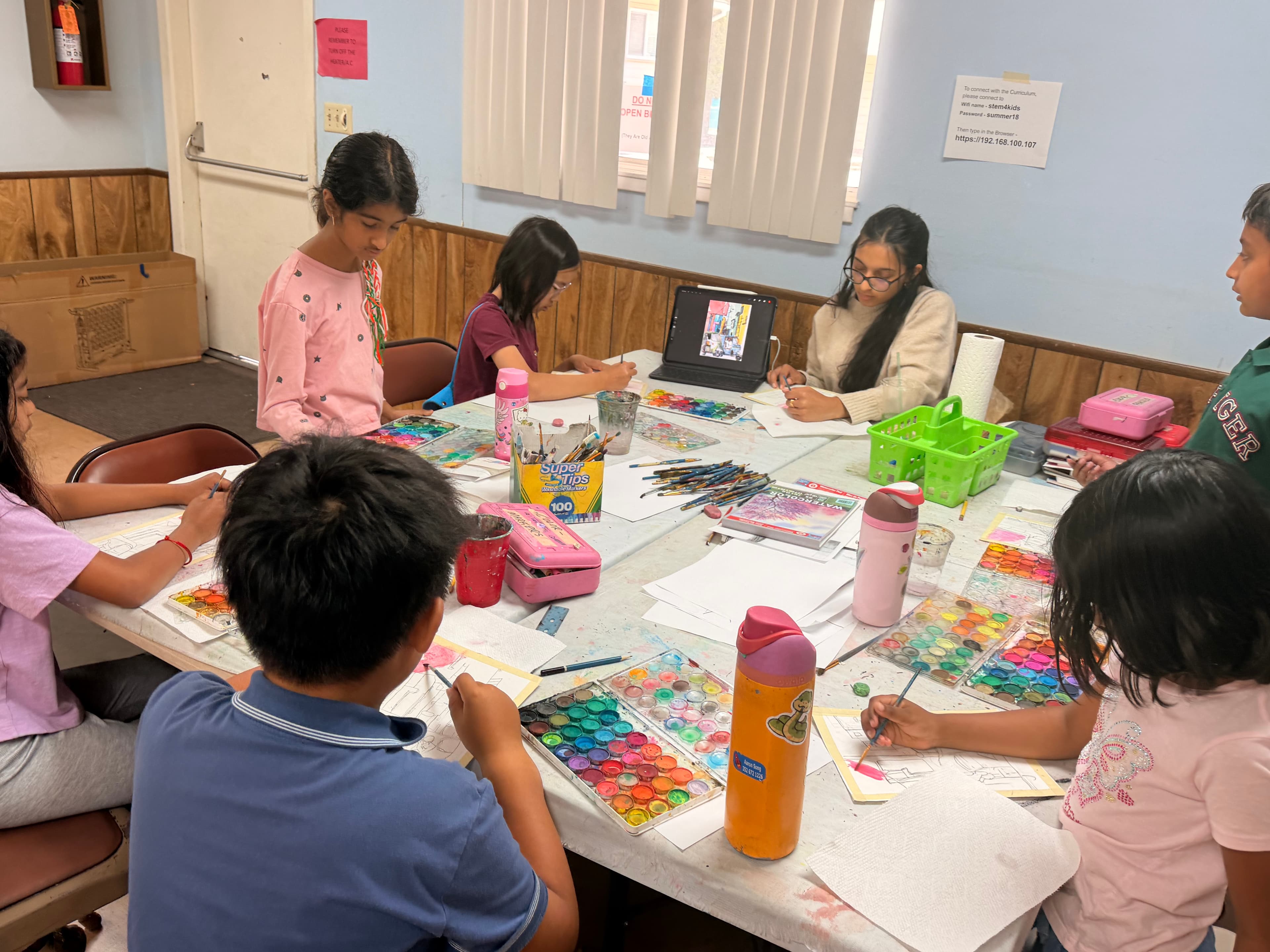 8-year-old at STEM4Kids Cupertino summer camp — photo 3